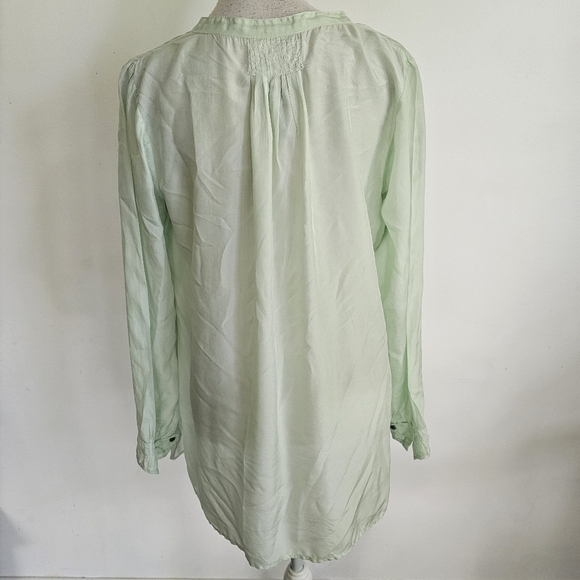 Pete & Greta by Johnny Was "Sajah" Silk Blouse - Picture 6 of 10